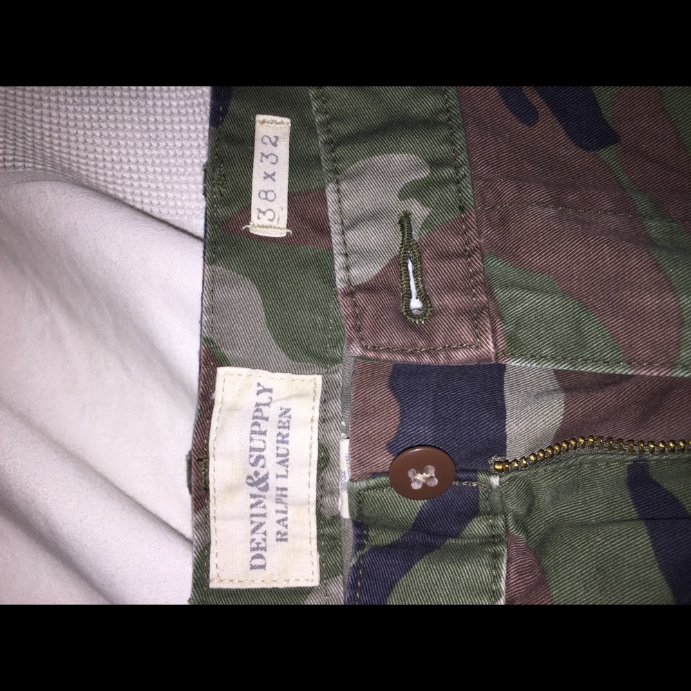 Denim supply chino Camo pants 38x32 tapered
